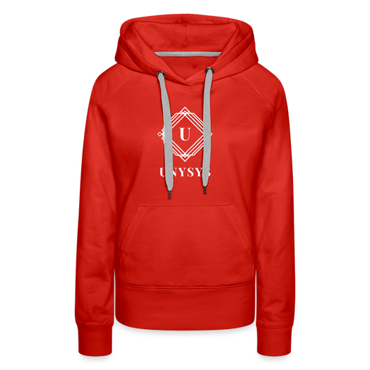 Women’s Premium Hoodie UNYSYS - red