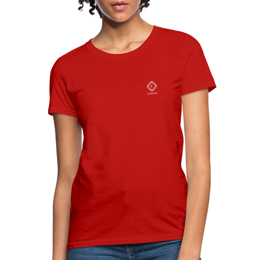 Women's T-Shirt Unysys - red