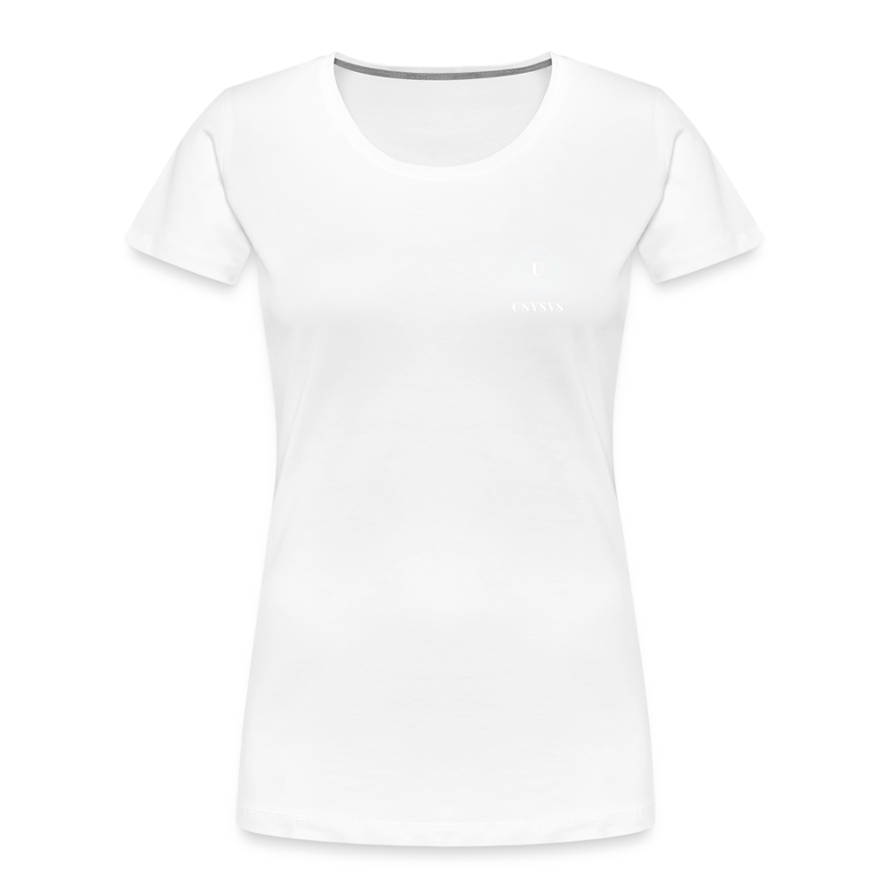 Women’s Premium Organic T-Shirt Unysys - white