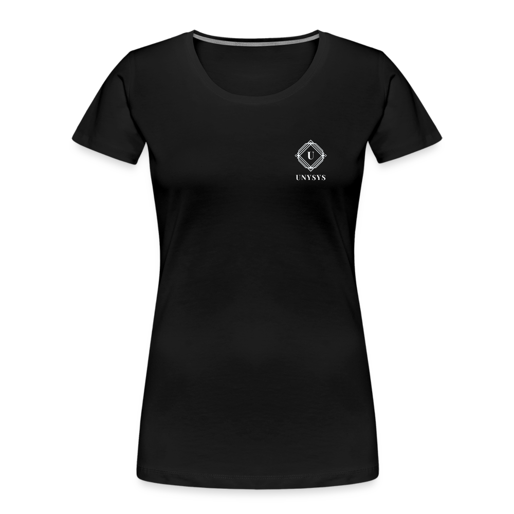 Women’s Premium Organic T-Shirt Unysys - black