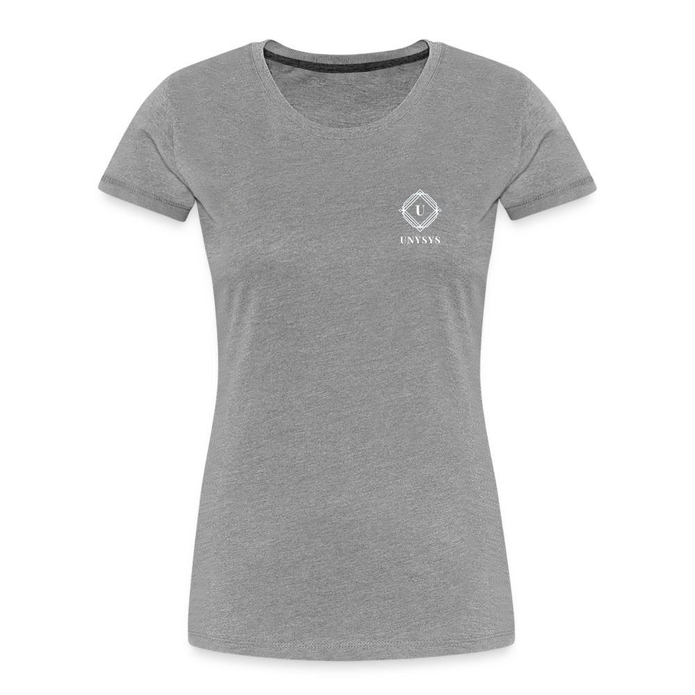 Women’s Premium Organic T-Shirt Unysys - heather gray