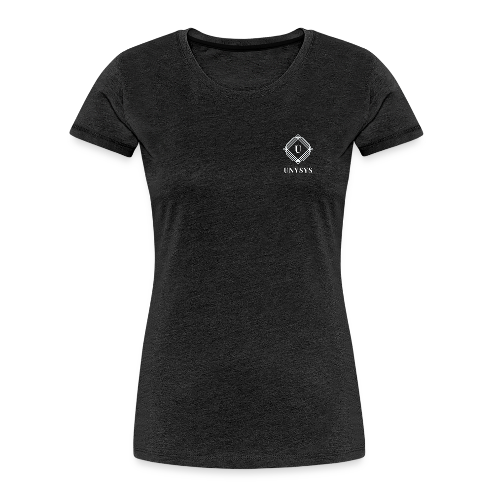 Women’s Premium Organic T-Shirt Unysys - charcoal grey