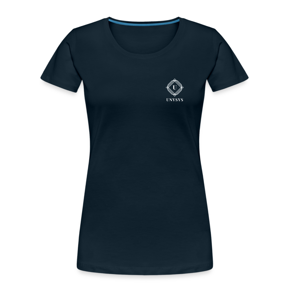 Women’s Premium Organic T-Shirt Unysys - deep navy