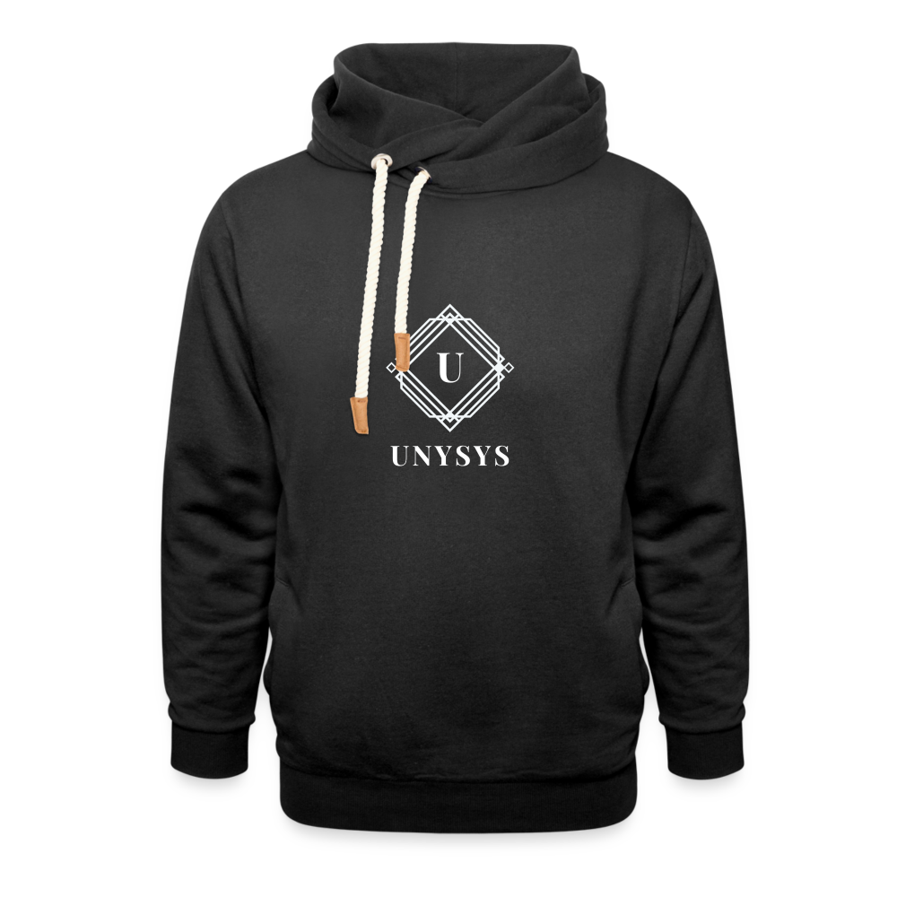 Shawl Collar Hoodie Unysys - black