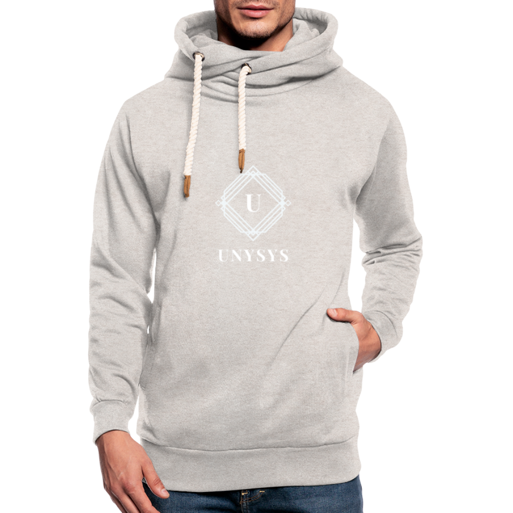 Shawl Collar Hoodie Unysys - heather oatmeal