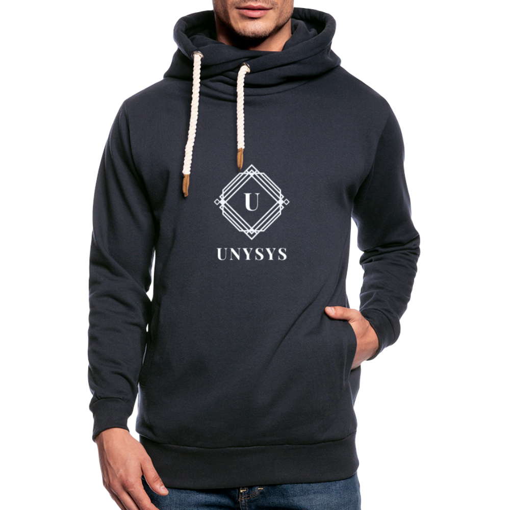 Shawl Collar Hoodie Unysys - navy