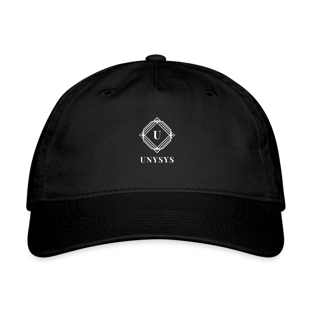 Organic Baseball Cap Unysys - black