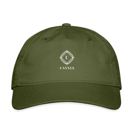 Organic Baseball Cap Unysys - olive green